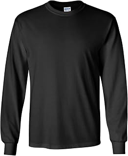 Gildan Men's Ultra Cotton Adult Long Sleeve T-Shirt, 2-Pack