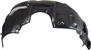 TRQ Front Left Inner Fender Liner Black Drivers Side | For 2009-2012 Toyota Venza TO1248157