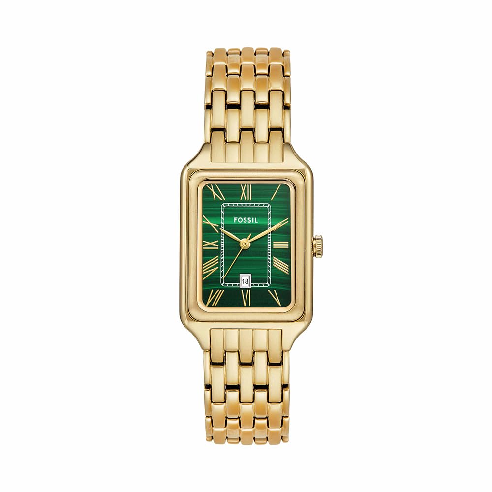 Fossil Raquel Women's Quartz Three Hand Movement Watch with Stainless Steel Stra