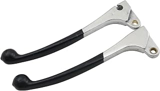 Motorcycle Handle Clutch Brake Lever Set, Aluminum Clutch Brake Handle Lever Set for Honda CT CL XR SL XL 70 80 75 100 90 125 250