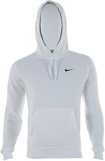 Nike Club Fleece Pullover Hoodie White,Small