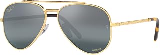 Ray-Ban Unisex Rb3625 New Aviator Aviator Sunglasses
