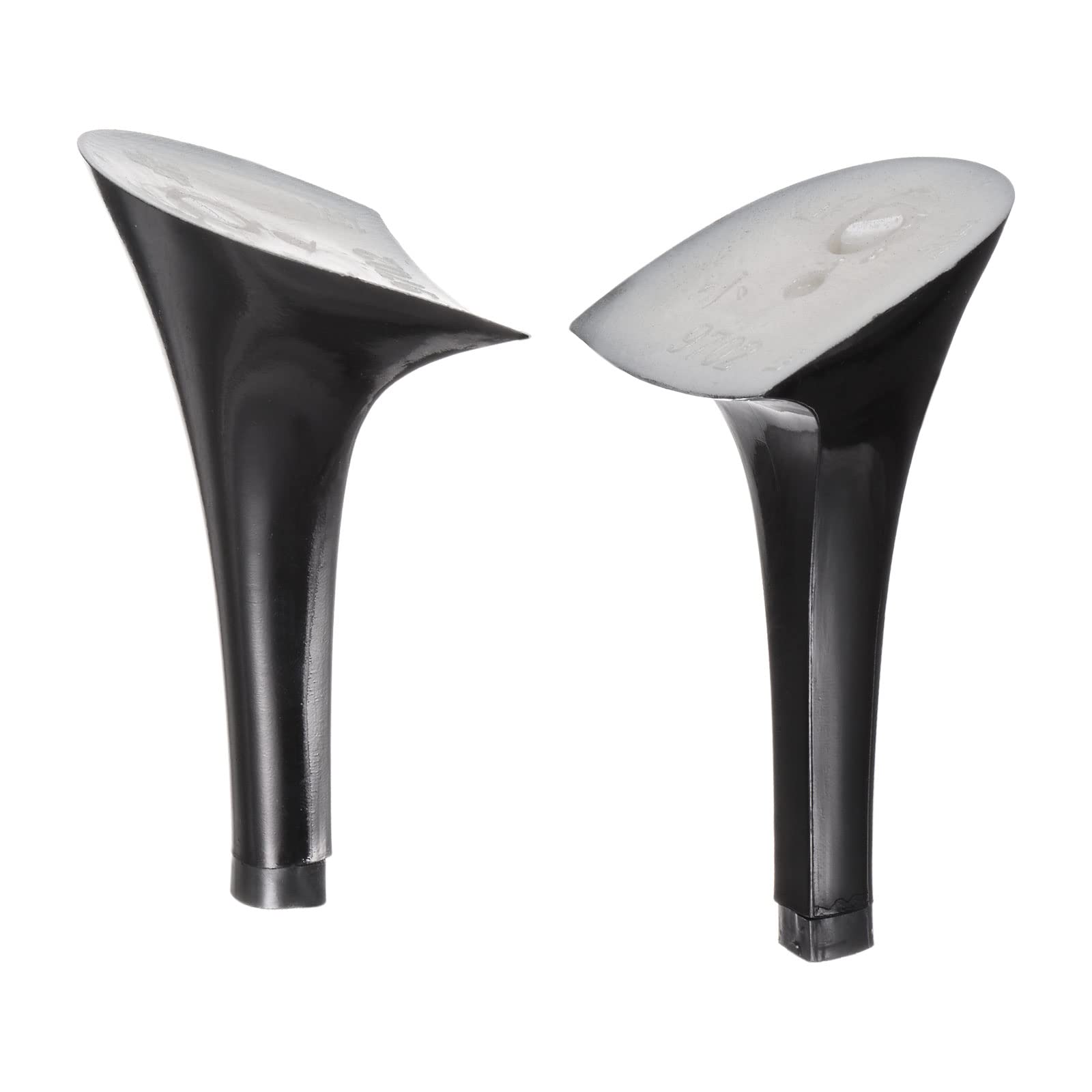 Generic 1pair Heel Repair Replacement 1.77"x3.54" High Stiletto Heel DIY for Wom