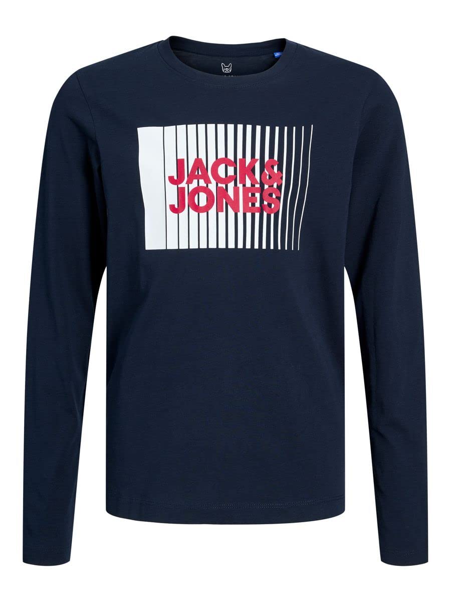 Jack & Jones Jjecorp Logo Tee Play LS O-Neck Noos Jnr Men's T-Shirt (Pack of 1)