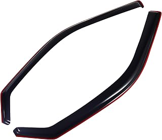 Tresvendu In-Channel Wind Deflector for Volkswagen Transporter/Caravelle T5 T6 Van 2003-2024 Window Visors Sun Rain Guard Vent Weather Shields, Smoke, 4Pcs