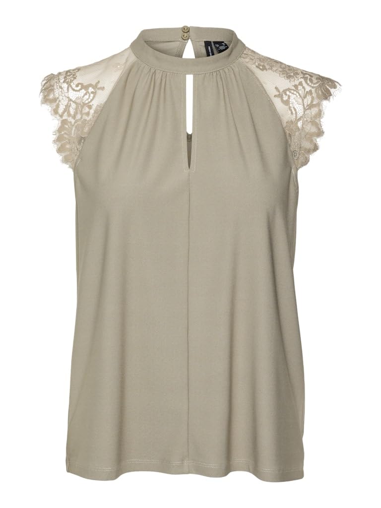 VERO MODA Sleeveless Top Lace