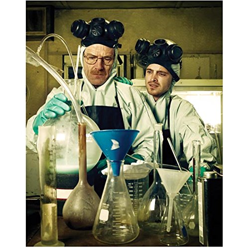 Breaking Bad Bryan Cranston as Walter White and Aaron Paul as Jesse Pinkman in a