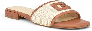 GUESS Tampa Women's Flat Sandals, Beige Natural Medium Multi, 39.5 EU