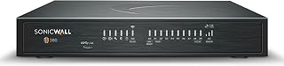 SonicWall TZ380 3.5 Gbps Next-Gen Firewall Appliance, HW Only | 8x1GbE + 2x1G SFP; 3.5 Gbps firewall, 1.5 Gbps threat prevention; SonicOS 8; growing small business NGFW