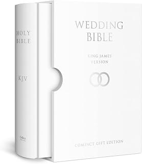 Holy Bible: King James Version (KJV) White Compact Wedding Gift Edition