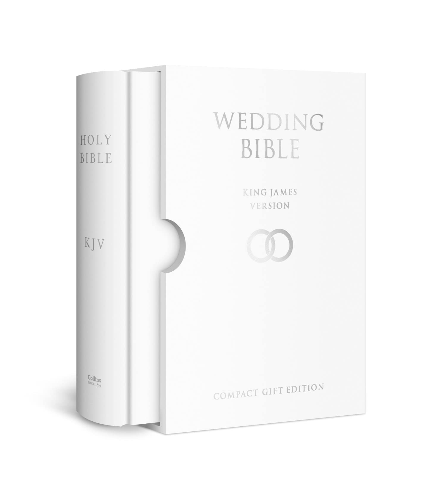 Holy Bible: King James Version (KJV) White Compact Wedding Gift Edition
