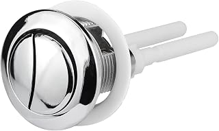 Ancable Toilet Push Button Flush Replacement 1 Pack | Dual Toilet Flush Button Round Head Toilet Flush Button Replacement Accessories for Bathroom Toilet Water Tank Repair
