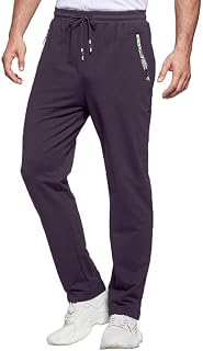 ZOXOZ Sports Trousers Men's Casual Sweatpants Cotton Elastic Waist Sweatpants