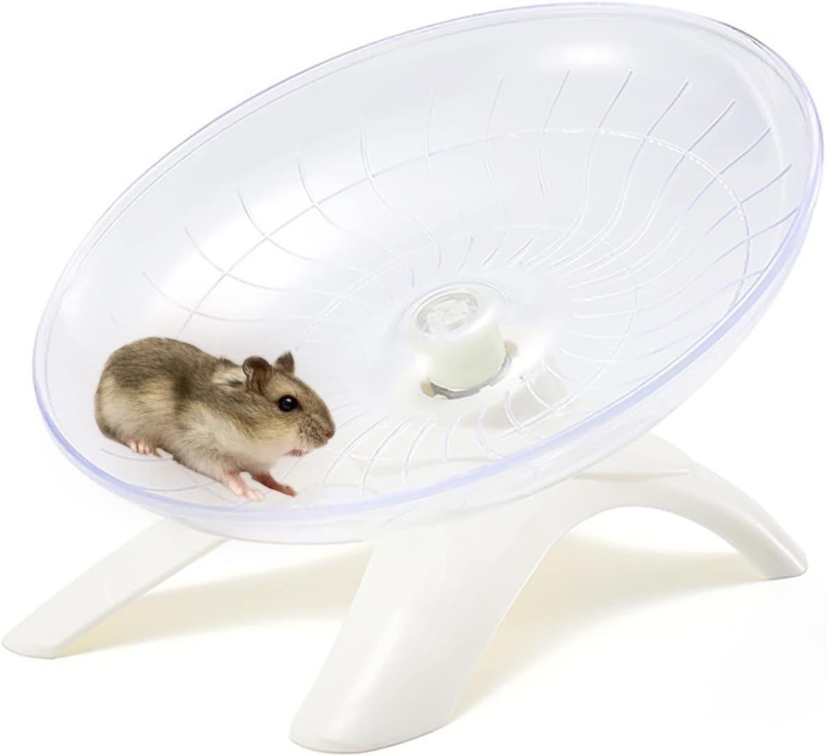 Flying Saucer Hamster Wheel with Silent Spinner,Hamster Running Wheel for Hamste
