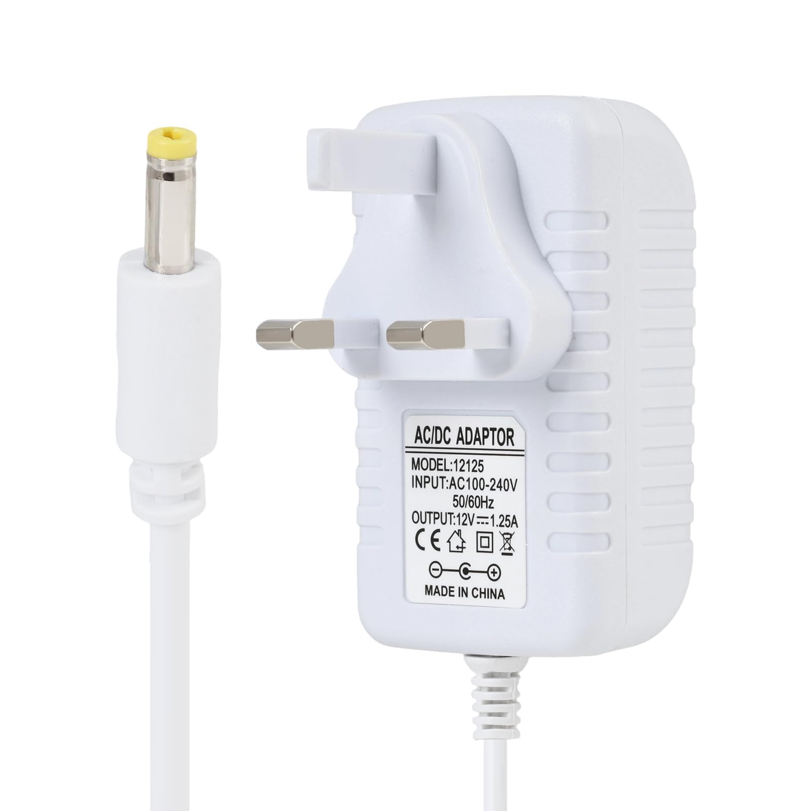 15W Power Supply Charger for Echo Dot 3rd 4th 5th Gen, 12V 1.25A Power Adapter R
