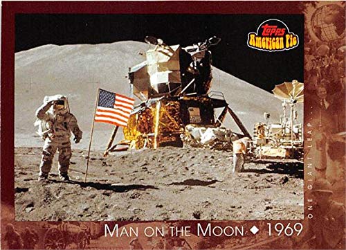 Apollo 11 Moon Landing trading card 2001 Topps American Pie History #129 NASA Sp