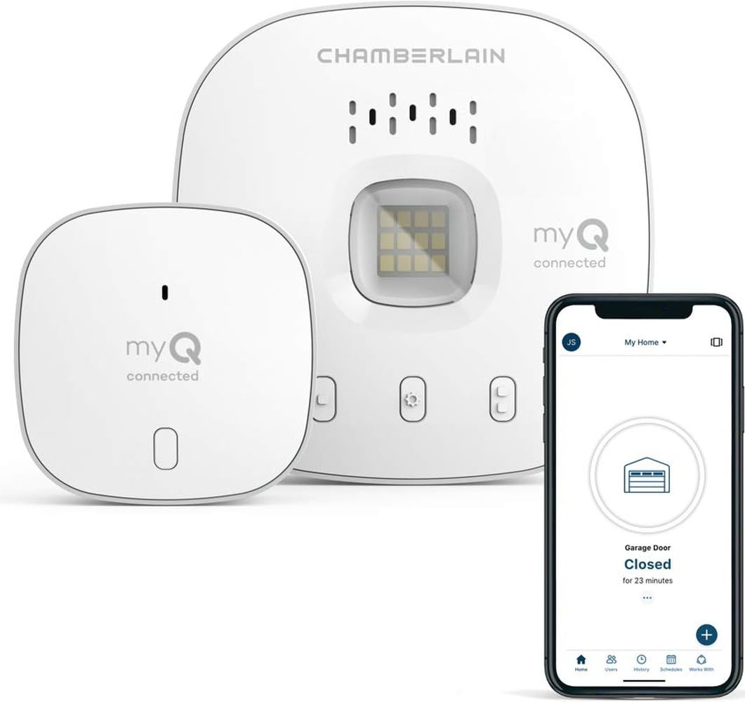 CHAMBERLAIN Smart Garage Control - Wireless Garage Hub and Sensor with Wifi & Bl