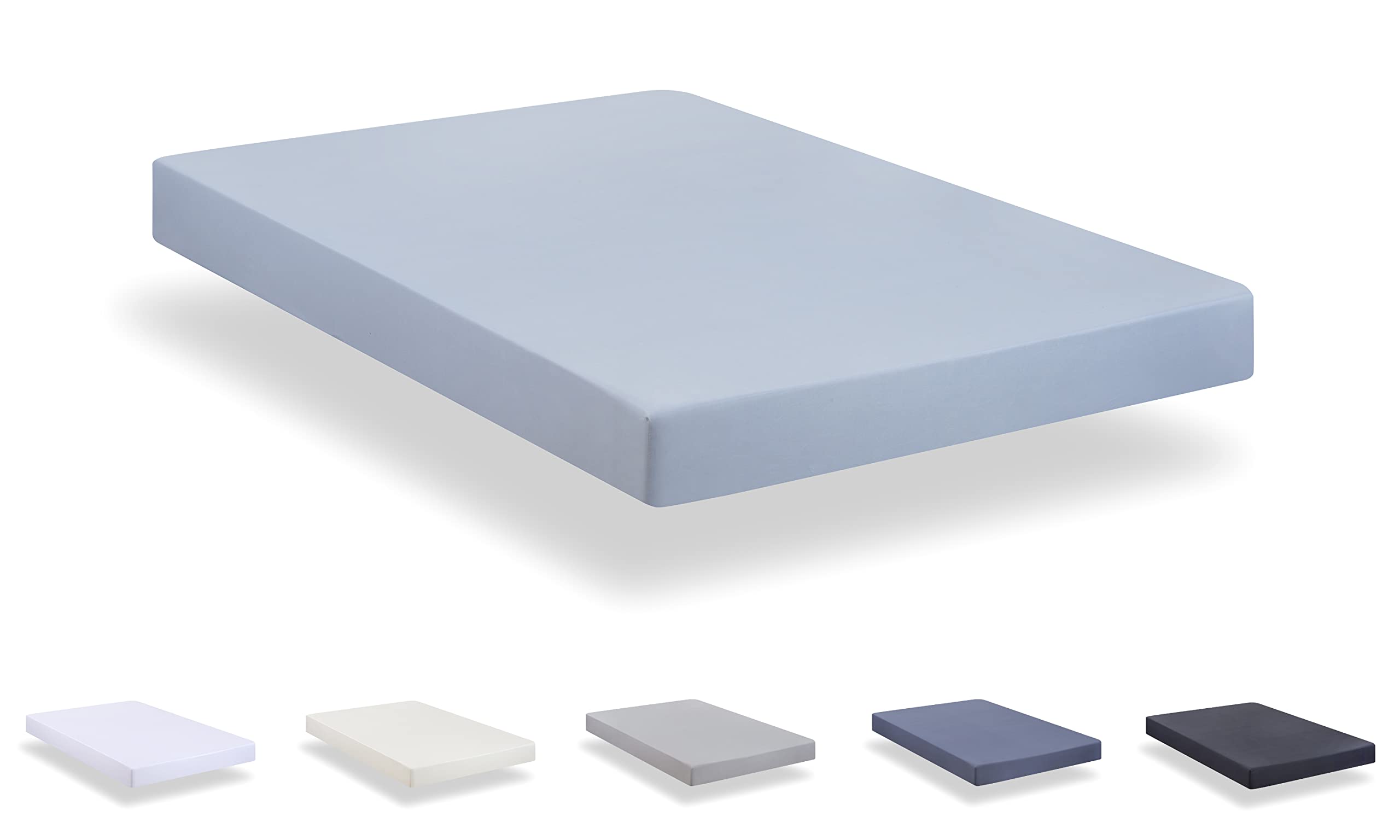 Todocama - Fitted sheet in extra soft brushed microfibre. (200 x 190/200 cm, Lig