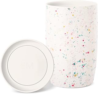 Simple Modern Insulated Travel Coffee Mug 360° Lid | 12oz | Terrazzo