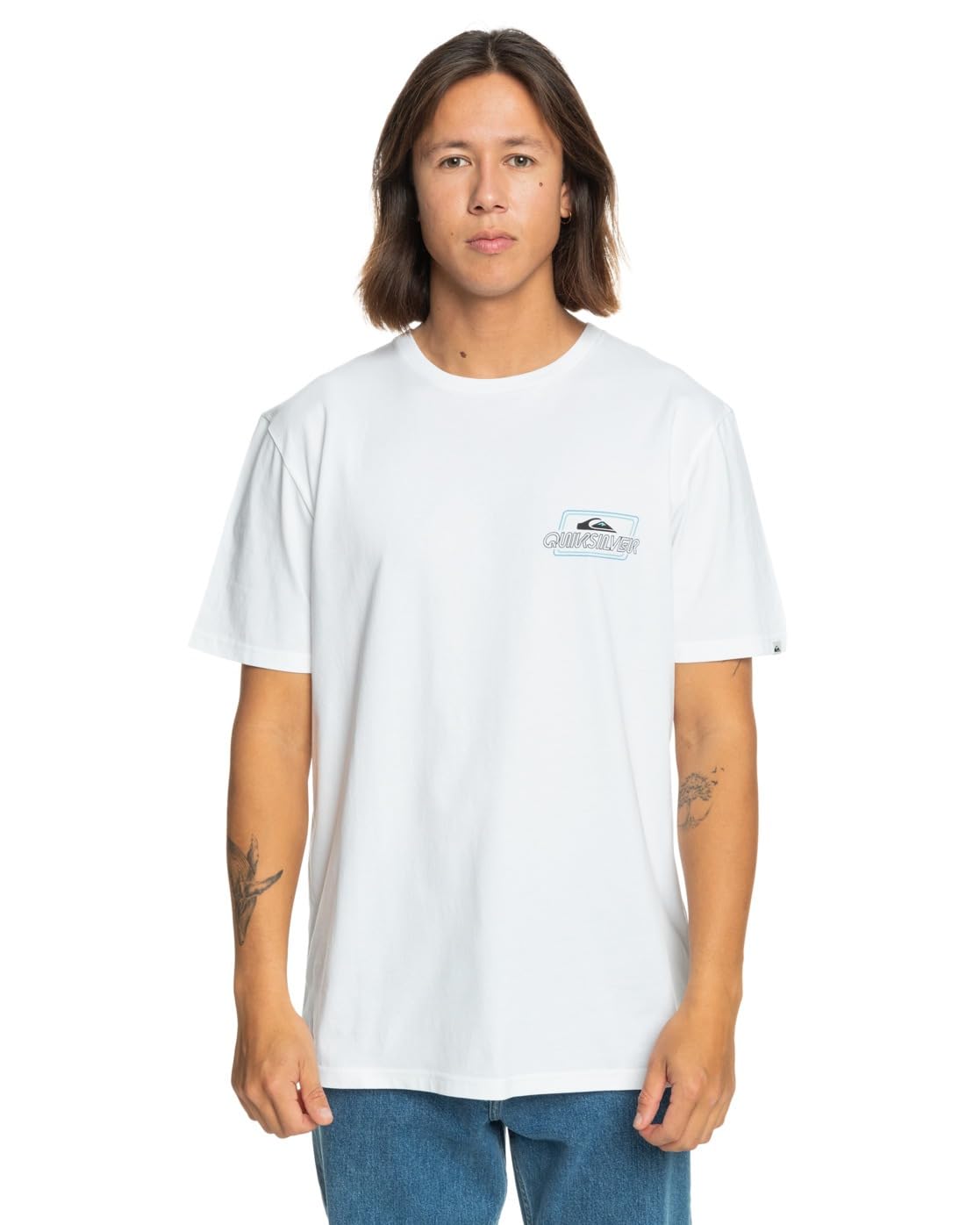 Quiksilver Circle Back SS - Maglietta da Uomo (Confezione da 1)