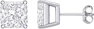 1 to 12 Carat 14K White Gold IGI Certified LAB GROWN Diamond Stud Earrings