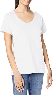 ヘインズ レディース 半袖 ナノTシャツ VネックTシャツ