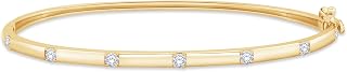 Classic Plain Design & 7 inch Bangle Bracelet for Women