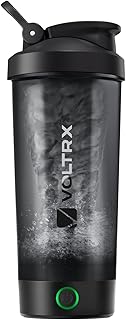VOLTRX Protein Shaker Bottle, Titanus USB C Rechargeable Electric Protein Shake Mixer, Shaker Cups for Protein Shakes and Meal Replacement Shakes, BPA Free, 24oz