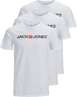 Jack & Jones Jjecorp Lot de 2 t-Shirts à col Rond pour Homme