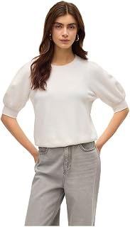 Vero Moda Vmdoffy 2/4 O-Neck Pullover Ga Noos Maglione Lavorato a Maglia Donna