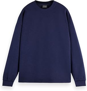 Scotch & Soda Herren 3 Crosses Crewneck Sweatshirt Sweatshirt (1er Pack)