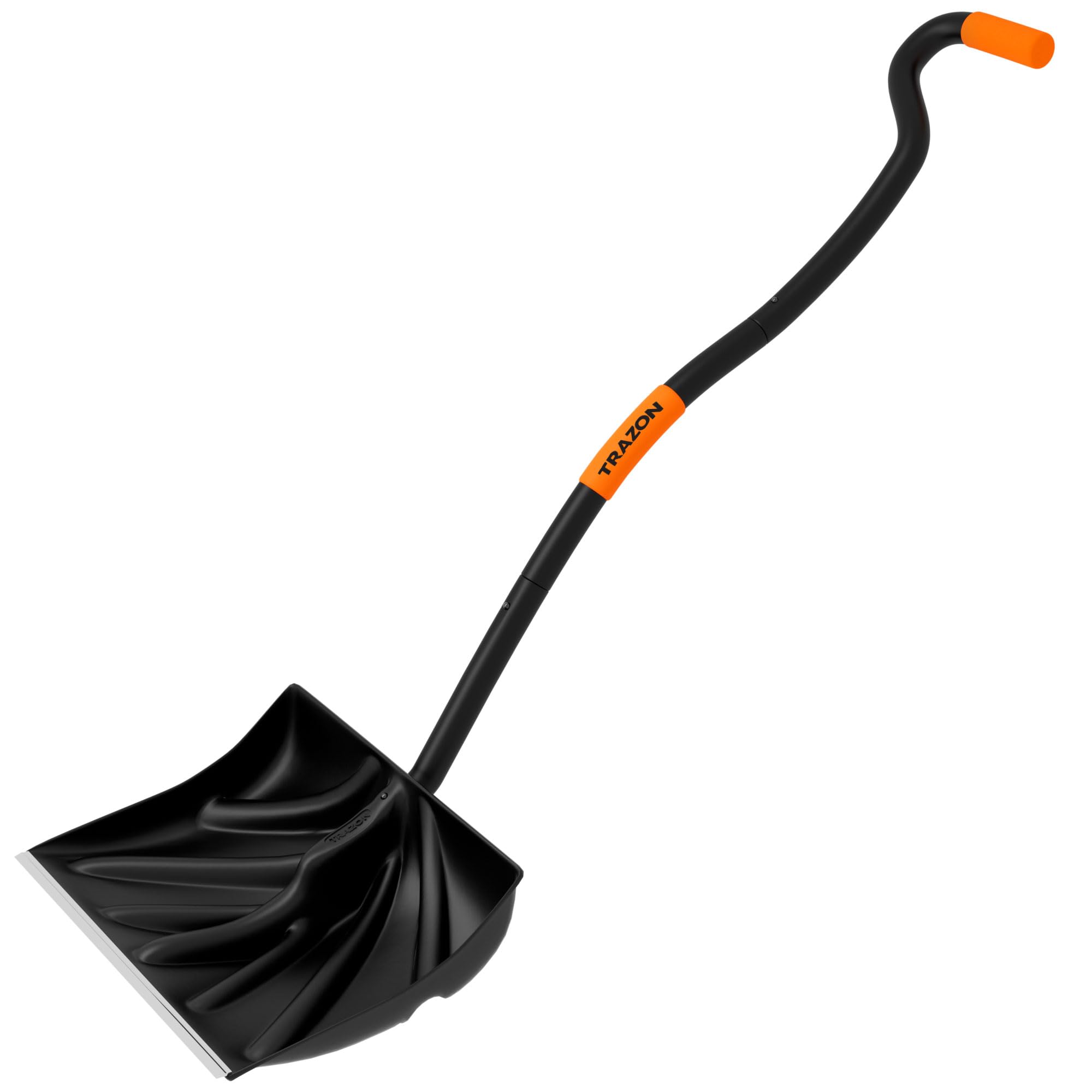 Snow Shovel Heavy Duty for Driveway with Ergonomic Handle to Use Without Backpai