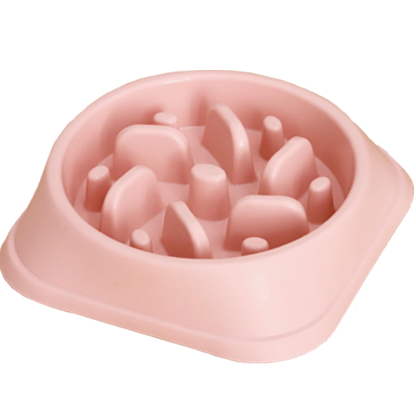 Milasic ER-FDPT-LPK Dog Prevention Bowl for Medium-Sized Dogs, Labyrinth Design,