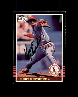 Kurt Kepshire Signed 1985 Donruss St. Louis Cardinals Autograph