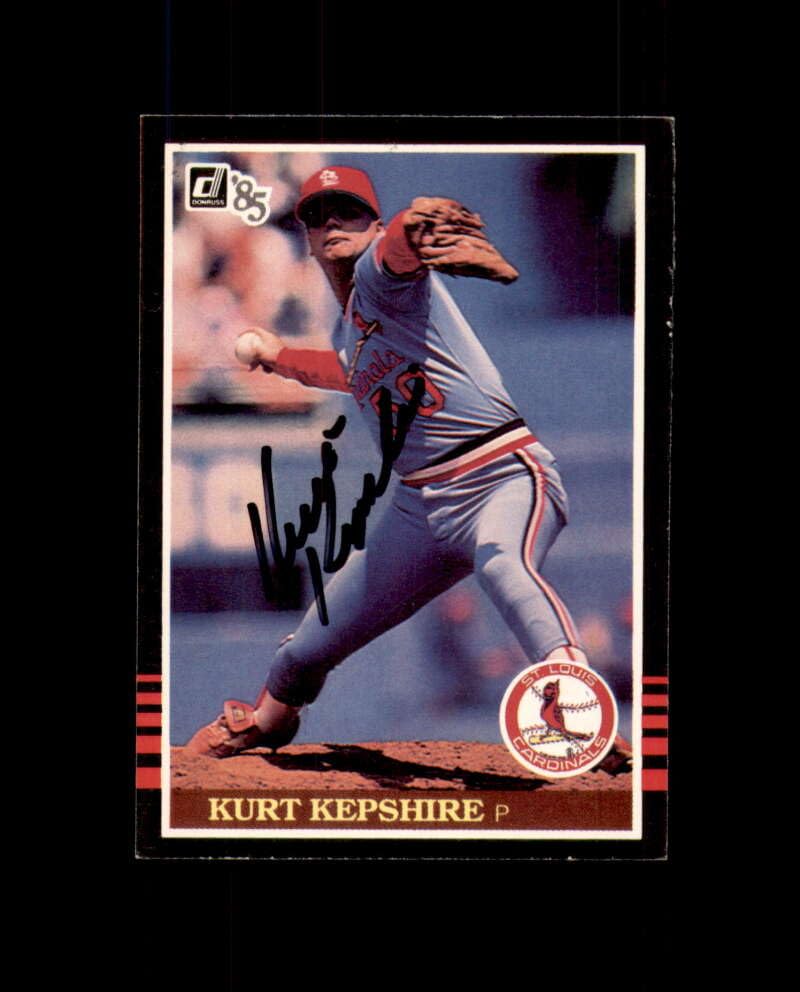 Kurt Kepshire Signed 1985 Donruss St. Louis Cardinals Autograph