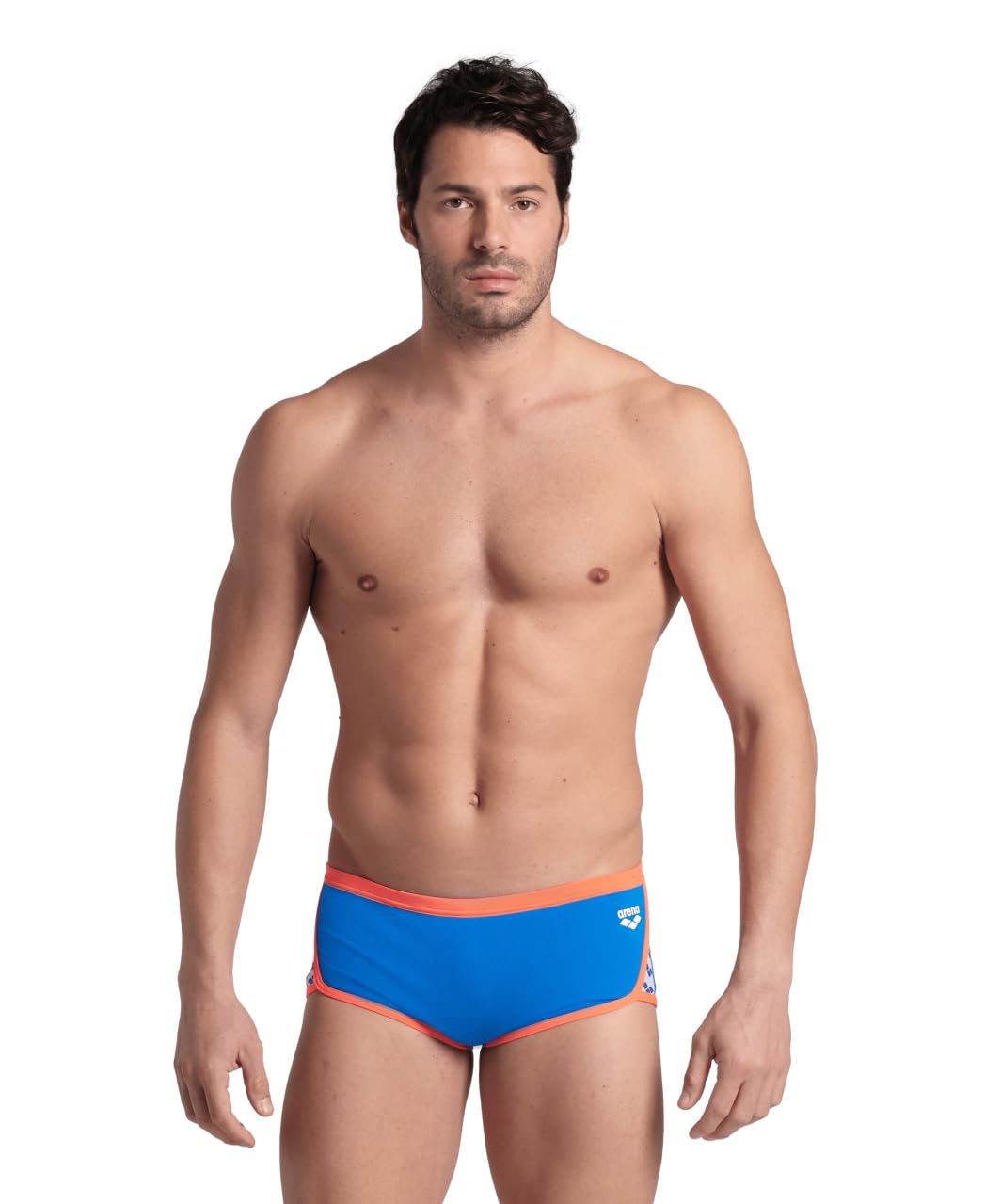 ARENA 005046717 Men's Swimming Trunk Icons Blue River Orange Swimming Costume