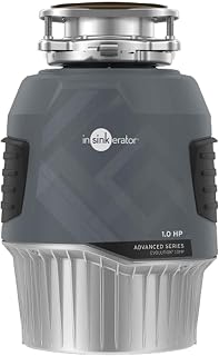 InSinkErator Garbage Disposal, Evolution 1HP, 1 Horsepower EZ Connect Continuous Feed Garburator