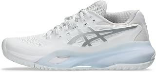 Asics Gel-Dedicate 8 Men's Tennis Shoes, White/Shock Orange, 44.5 EU