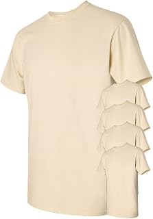 Gildan Men's Heavy Cotton T-Shirt 5 Pack