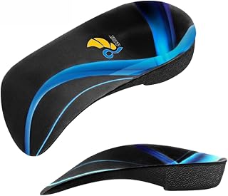 QBK Orthotic Insoles Flat Foot 3/4 High Arch Support Insoles Men and Women Insole Safety Shoes Support for Plantar Fasciitis Calcaneal Spine and Pain Relief, XL