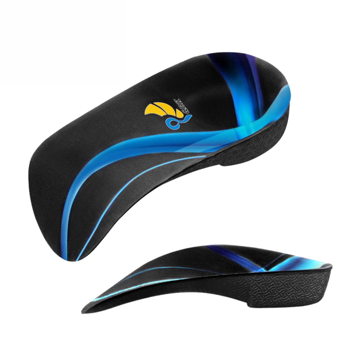QBK Orthotic Insoles Flat Foot 3/4 High Arch Support Insoles Men and Women Insol