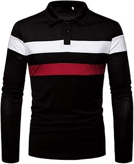 HHGKED Polo Shirts for Men Casual Short & Long Sleeve Golf Slim Fashion Shirts