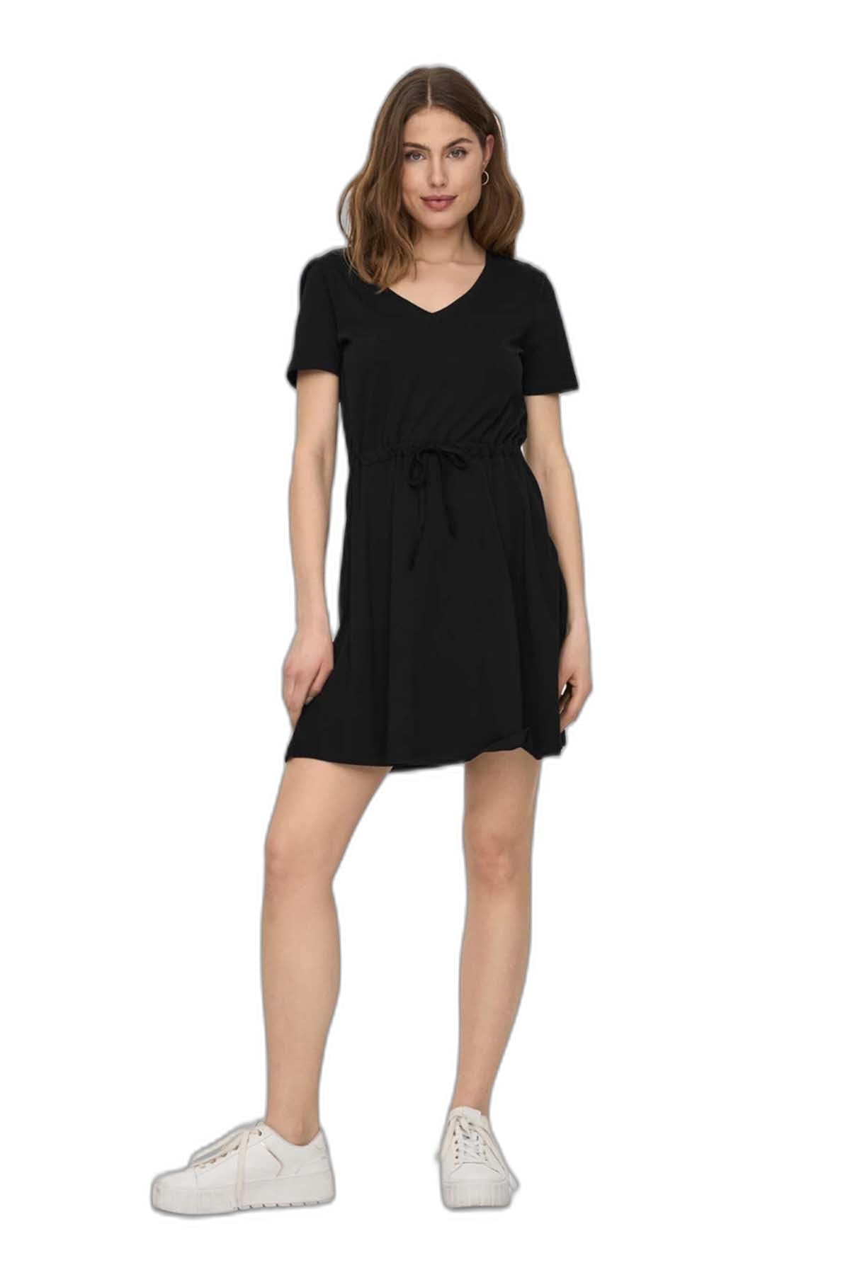 ONLY Female Dress Normal Cut V-Neck Short Dress
