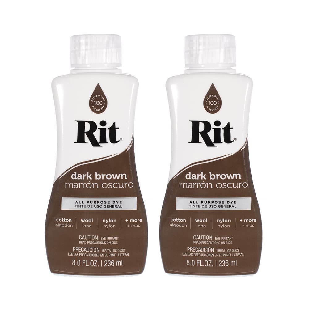 Rit Dye Multi-Purpose Liquid 8 OZ. | Great for Clothing, Accessories, Décor, and