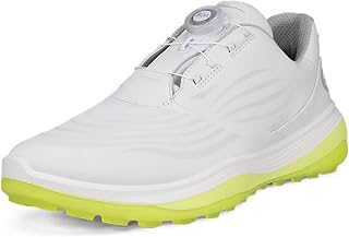 ECCO Mens LT1 Boa Waterproof Leather Cushioned Spikeless Golf Shoes