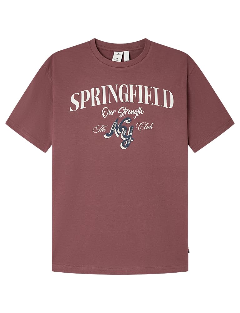 SPRINGFIELD T Shirt with Logo Men's Logo T-Shirt