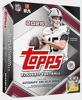 2026 Topps Flagship Football Mega Box (180 Cards/Box)