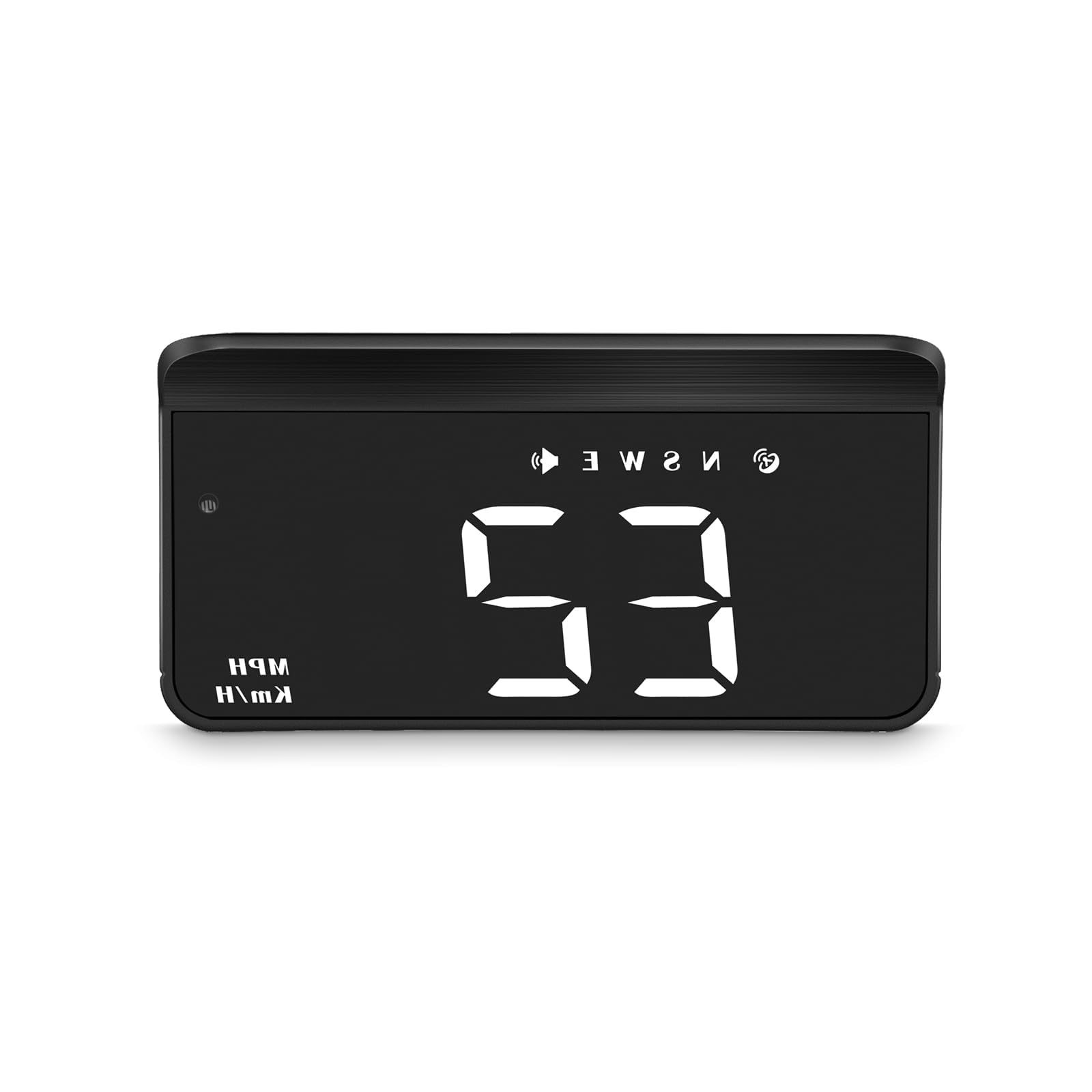 HUD GPS Speedometer, M1 white,AMROOLOO Windshield Mount Digital MPH Display for 