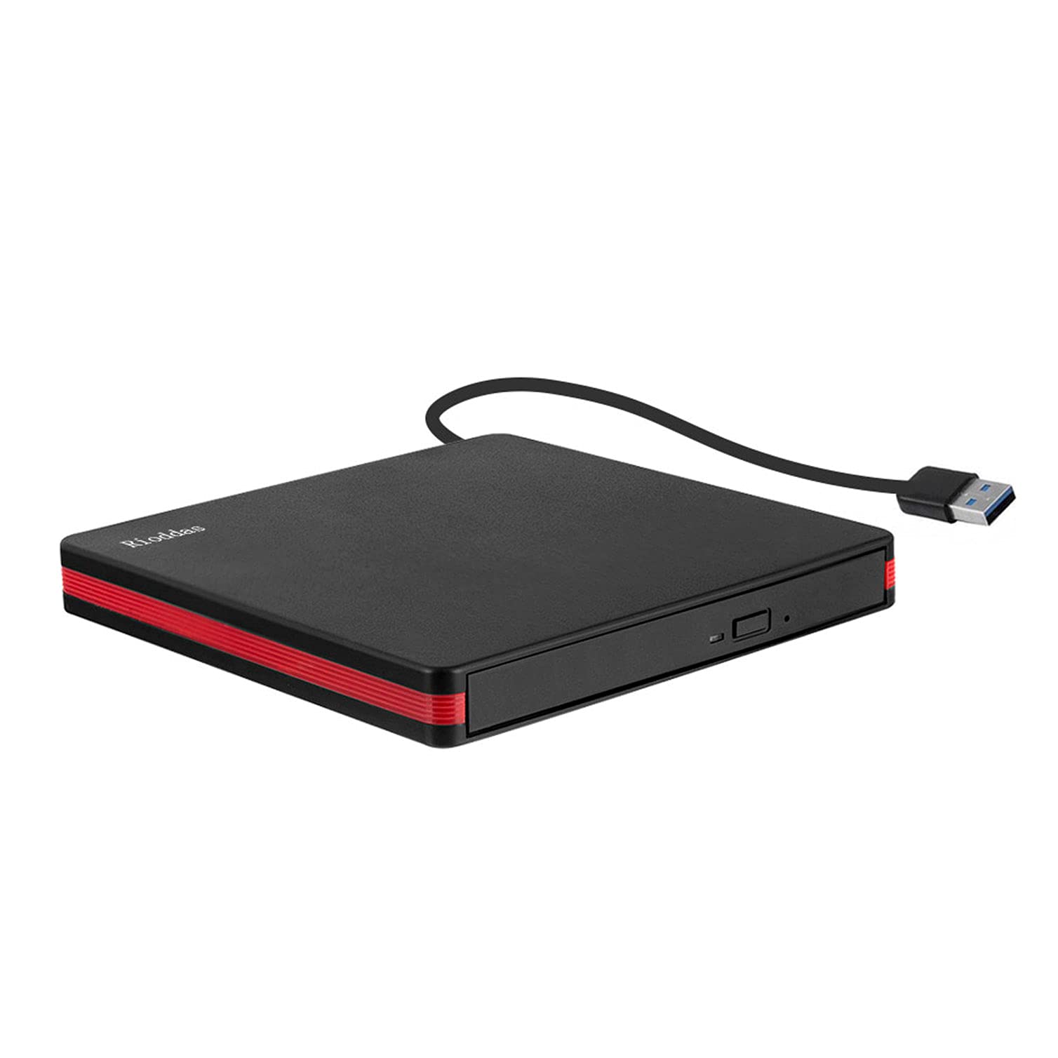 Rioddas External CD Drive, USB 3.0 Portable CD/DVD +/-RW Drive Slim DVD/CD ROM R