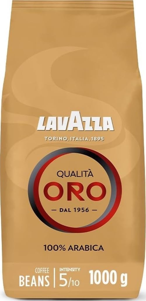 Lavazza, Qualità Oro, Coffee in Natural Bean, 1 kg | Fruit & Flower Notes, 100% 